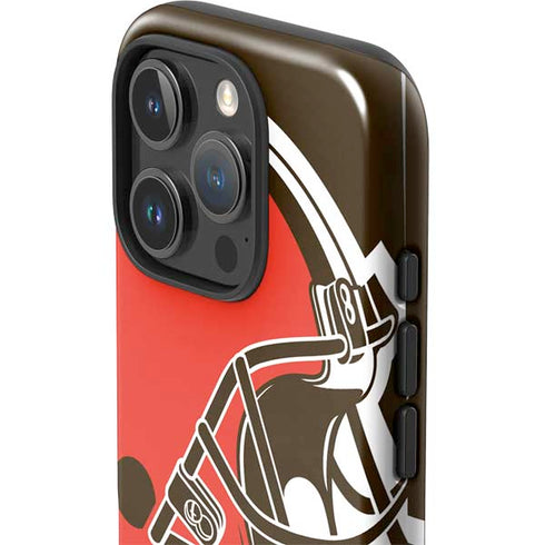 NFL Cleveland Browns Large Logo iPhone 16 Pro Impact Case